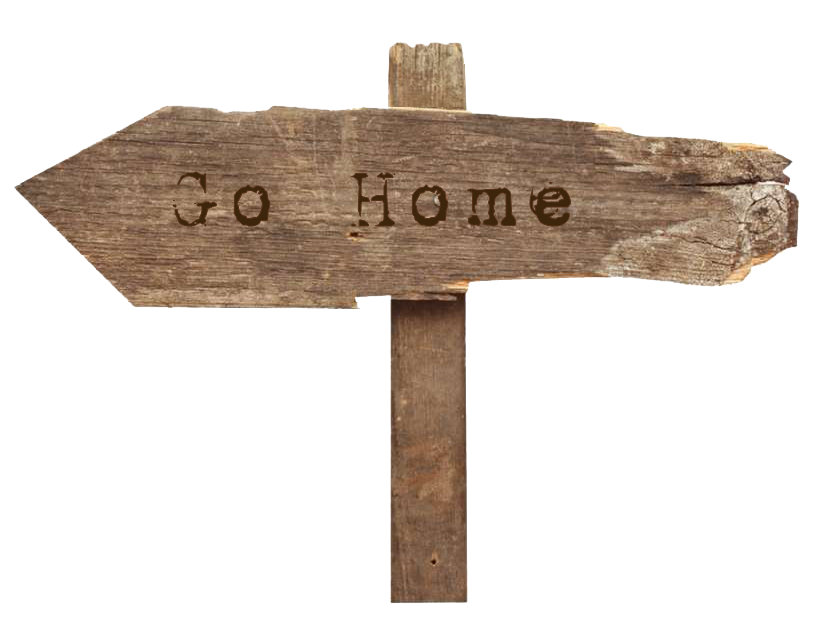 sign-go-home